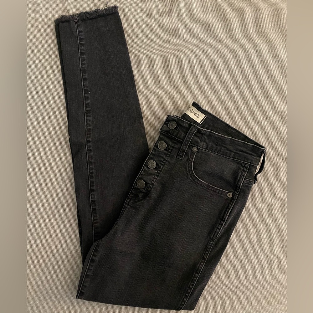 Madewell Black High Rise Jeans